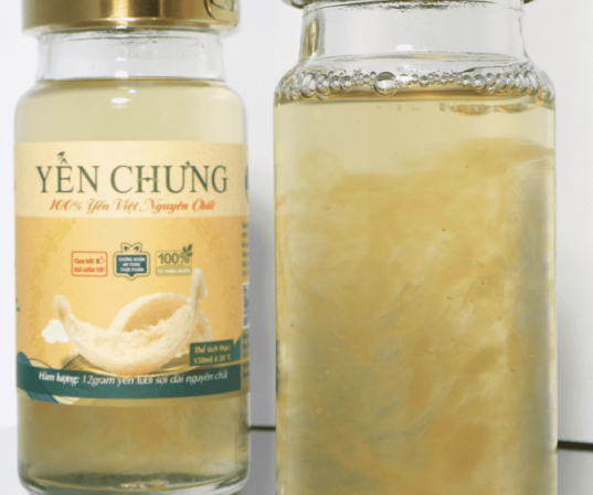 Yến hũ chưng sẵn đường phèn